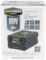 Greenworks Аккумулятор G60B2, {60V, 2 А.ч} [2918307]