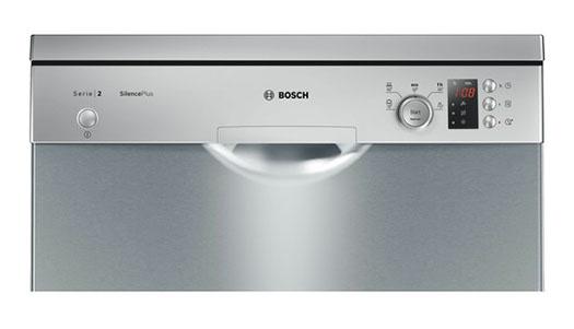 Посудомоечная машина Bosch SMS25AI05E (загрузка на 12 комплектов посуды, электронное управление, 5 программ, нержавеющая сталь цвет, сушка: с теплообменником, индикация на полу: нет)
