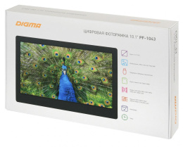 Цифровая фоторамка Digma PF-1043 IPS,  10.1", черный [pf1043bk]