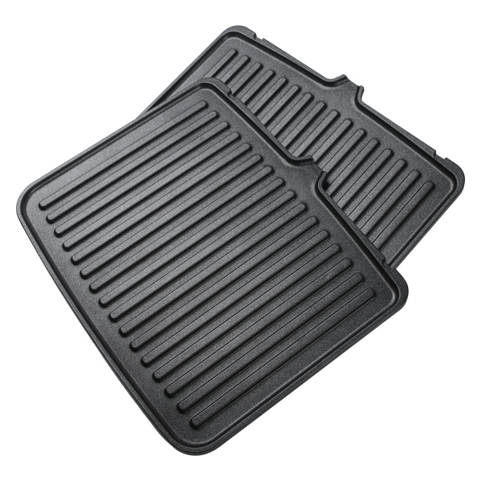 Электрический гриль RAGEX R782-900 с режимом барбекю, 2000 Вт, серебристый