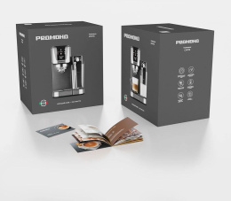 Кофеварка рожковая Редмонд CM715 1350Вт серебристый/черный