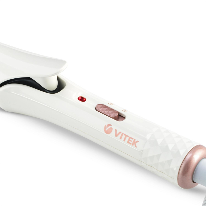 Выпрямитель Vitek VT-8406 25Вт белый макс.темп.:200С покрытие:керамико-турмалиновое
