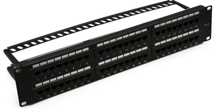 Патч-панель Suprlan 10-0431 19" 2U 48xRJ45 кат.5E UTP