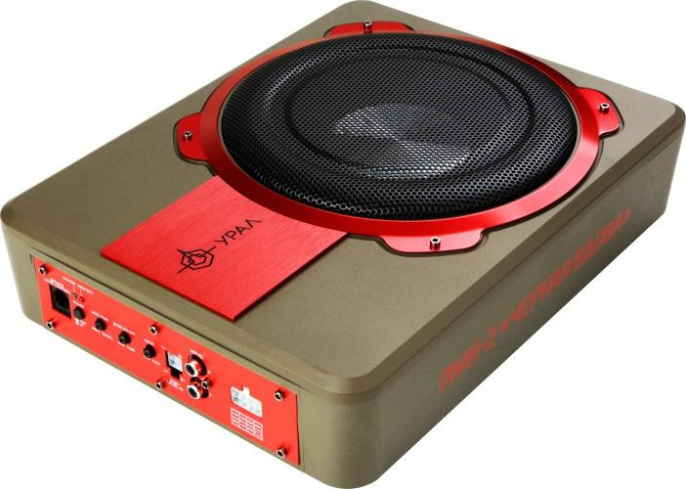 Сабвуфер автомобильный Ural ПМН-2 активный 20см/8"