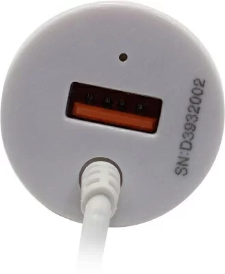 Автомобильное зарядное уст-во CANYON CNE-CCA033W USB (USB кабель Lightning)