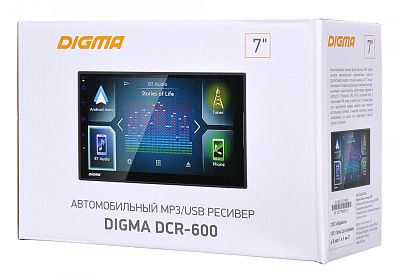 Автомагнитола Digma DCR-600 2DIN 4x50Вт