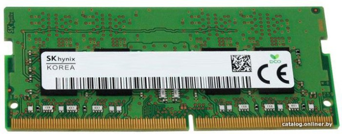 Оперативная память Hynix 16ГБ DDR4 SODIMM 3200 МГц HMAA2GS6AJR8N-XN 16 ГБ, 1 модуль DDR4 SO-DIMM, частота 3200 МГц, CL 22T, напряжение 1.2 В