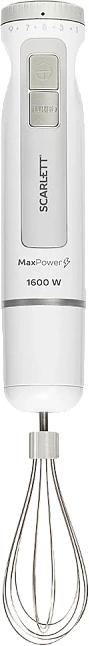 Блендер погружной Scarlett SC-HB42F29 1600Вт белый/серебристый