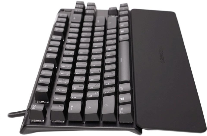 Клавиатура SteelSeries Apex Pro TKL,  USB, c подставкой для запястий, черный [64856]