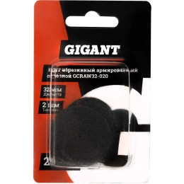 Круг абразивный армированный отрезной 32x2,0x1,0мм, 20 шт Gigant GCRAW32-020