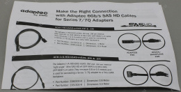 Кабель Adaptec /LR-Link SFF-8643 - 4SATA / ACK-I-HDmSAS-4SATA-SB-0.8M / 2279800-R 0.8м / LRSF43ST8P-0.8M/ CBL-00115-01-A-R