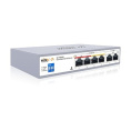 Wi-Tek WI-PCES206, настраиваемый PoE 60Вт, порты 4FE PoE + 2FE, Easy Smart