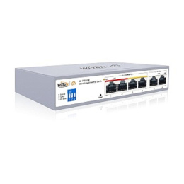 Wi-Tek WI-PCES206, настраиваемый PoE 60Вт, порты 4FE PoE + 2FE, Easy Smart