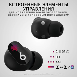 Гарнитура внутриканальные Beats Studio Buds True Wireless Noise Cancelling черный беспроводные bluetooth в ушной раковине MJ4X3EE/A