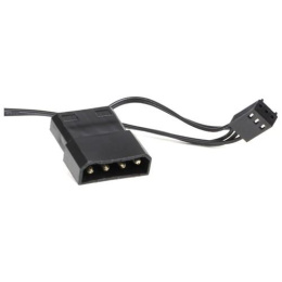 CROWN Вентилятор для компьютерного корпуса CMCF-12025S-1221 120*120*25мм;Синий 16LED;1500 об/мин;35CFM;20Дб;Подшипник скольжения;3pin+MOLEX папа-мама 40+10см