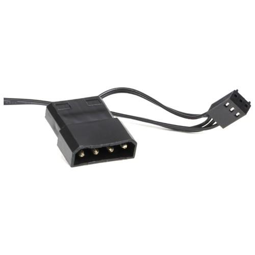 CROWN Вентилятор для компьютерного корпуса CMCF-12025S-1221 120*120*25мм;Синий 16LED;1500 об/мин;35CFM;20Дб;Подшипник скольжения;3pin+MOLEX папа-мама 40+10см