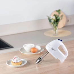 Миксер SCARLETT SC-HM40S03, ручной, белый и синий