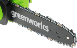 GreenWorks G24CS25K4 Цепная пила аккумуляторная , 24V, 25см, c АКБ 4Ач и ЗУ [2007707UB]