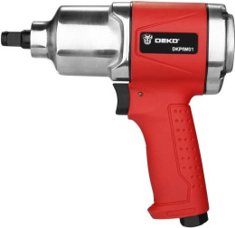 Гайковерт DEKO DKPIW01 204л/мин красный/серебристый