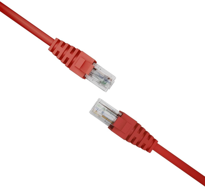 Патч-корд NTSS NTSS-PC-UTP-RJ45-5e-0.15-LSZH-RD UTP RJ-45 вил.-вилка RJ-45 кат.5E 0.15м красный LSZH