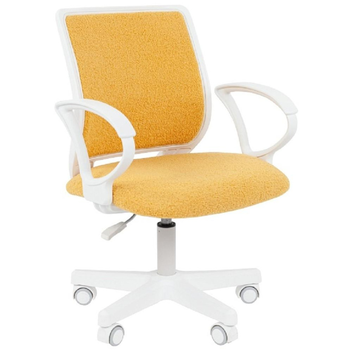 Кресло Chairman Kids 112 Россия ткань В лимон, белый пластик 7197277