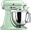 Миксер KitchenAid настольный с откидным блоком Artisan 4.8 л, фисташковый (5KSM175PSEPT)