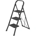Стремянка Hausmann HM-WK6018F-3A Actru, 3 ступени, черн.