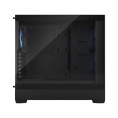 Корпус Case Fractal Design Pop Air RGB TG Clear Tint, Midi-Tower, 3x120mm RGB, 2xUSB-A 3.2 ATX, mATX, mITX Black FD-C-POR1A-06