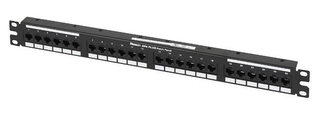 Патч-панель Panduit DP24688TGY 19" 1U 24xRJ45 кат.6 UTP