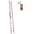 Диэлектрическая стеклопластиковая приставная, раздвижная лестница Антиток крюки ЛСПРД-5.0 Е К 471575