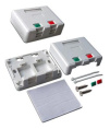 Розетка Lanmaster (NM-EL45X45-WH) настенная встраиваемая 45x45x41мм без крышки Mosaic белый