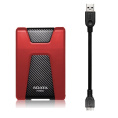 1ТБ Внешний диск HDD  A-Data DashDrive Durable HD650, USB 3.0, красный [ahd650-1tu31-crd]