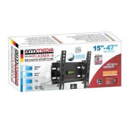Кронштейн для телевизора Arm Media PLASMA-6 new, 15-47", настенный, наклон,  черный [10215]
