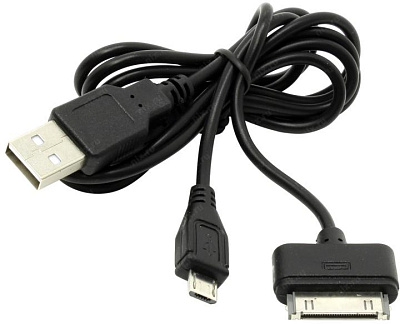 KS-is Tich KS-167 Зарядное устройство USB (Вх. AC220V Вых. DC5V 10W USB кабель microUSB/Apple 30-pin)