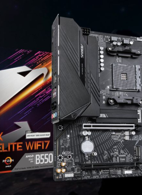 GIGABYTE показала новую материнскую плату B550M X Aorus Elite WIFI7