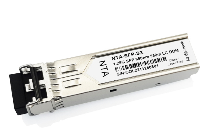 Оптический модуль SFP, 1.25 Гб/с, 850nm, 550м, MultiMode, LC duplex SFP NTA-SFP-SX