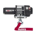 Электрическая лебёдка RUNVA 12V 3500A lbs 1588 кг синтетический трос EWP3500ASR