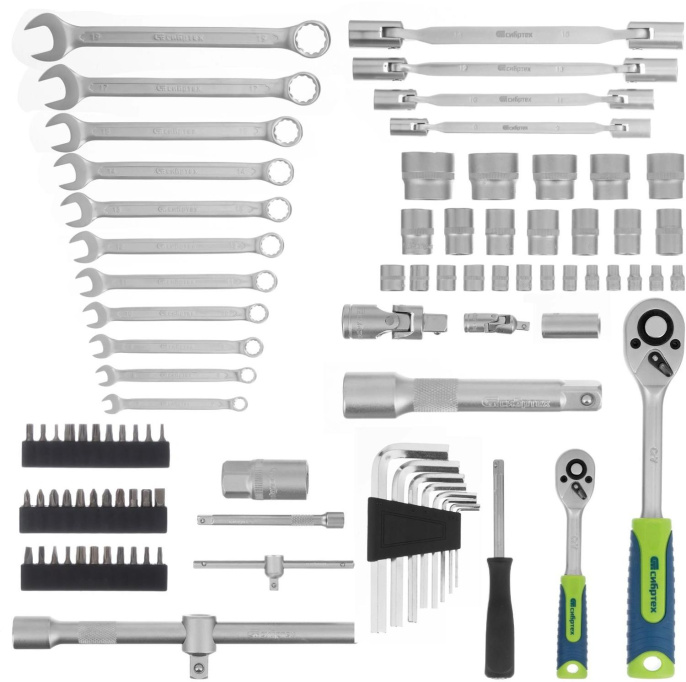 Набор инструментов СИБРТЕХ 13396,  89 предметов