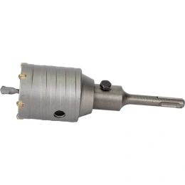 Коронка твердосплавная по бетону 55 мм в сборе с хвостовиком SDS+ 110 мм Резолюкс 62055