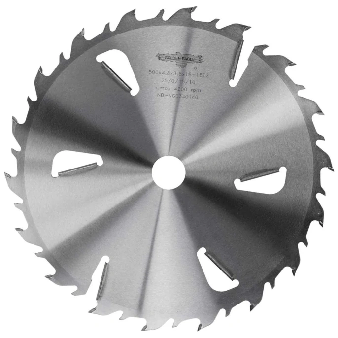 Диск пильный HW многопильный (500x50x4.8/3.5 мм; Z18+18+6 WZ) Golden Eagle TL00000031