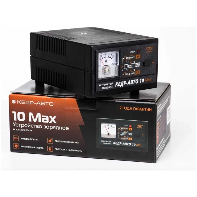 Устройство зарядное АО НИИПП Кедр-Авто 10 - MAX 4603823007322