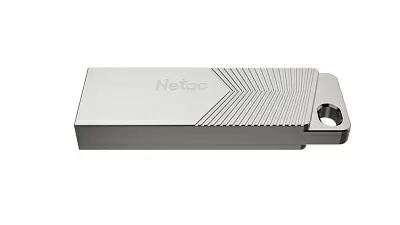 Накопитель USB3.2 32Gb Netac UM1 (NT03UM1N-032G-32PN) USB 3.2 Type-A, металл, без колпачка, серебристый