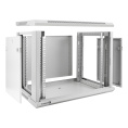 Шкаф телекоммуникационный 19" настенный 9U ExeGate EC-WM-9U.450.M.GREY (19”, 9U, 600x450x500mm (ШхГхВ), передняя дверь металл, съемные боковые панели, пыле- и влагозащита IP23, светло-серый RAL 7035) EX298613RUS