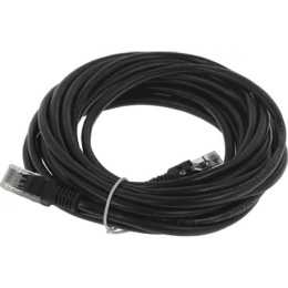 Патч-корд PREMIER PP12-5M/BK литой (molded), UTP, кат.5E, 5м, 4 пары, 26AWG,  алюминий омедненный,  многожильный,  черный