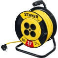 Силовой удлинитель на катушке STAYER S 225 ПВС 2x2.5 50м 3750Вт 55070-50