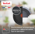 Сковорода Tefal Rock 4235124 круглая 24см покрытие: антипригарное ручка несъемная без крышки черный 9100054293