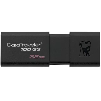 Накопитель Kingston DataTraveler 100 G3 DT100G3/32GB USB3.0 Flash Drive 32Gb (RTL)