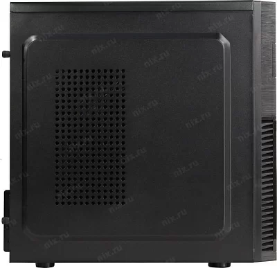 Корпус Aerocool Cs-105 Black (mATX, без БП, 1x USB3.0, 1x USB2.0, 1x 12cm blue LED front fan)