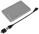 Внешний жеский диск Verbatim HDD External STORE N GO ALU SLIM 2,5" 1Tb USB 3.2 GEN1 Space black