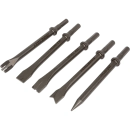 Комплект длинных зубил для пневматического молотка 5 шт JAH-6833H Jonnesway 47515